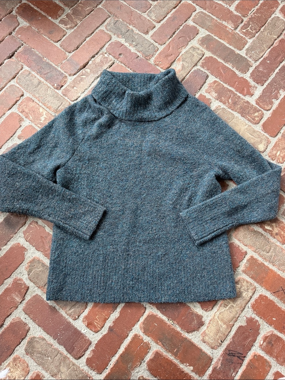 L.L.Bean Wool Mohair Blend Turtleneck Sweater